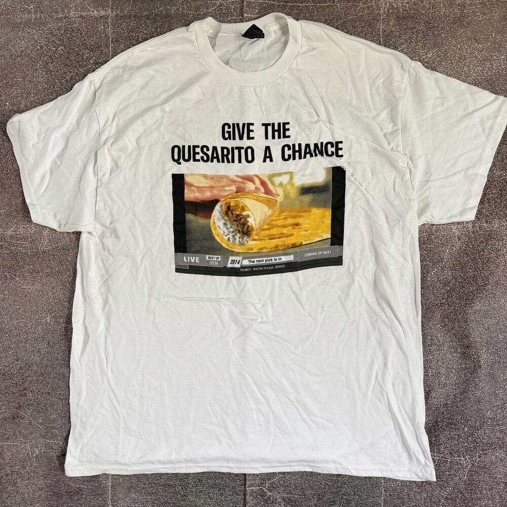 Men's Denver Nuggets Taco Bell Give The Quesarito A Chance Nikola Jokic Shirt XL